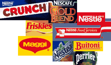 Alcuni prodotti Nestle'