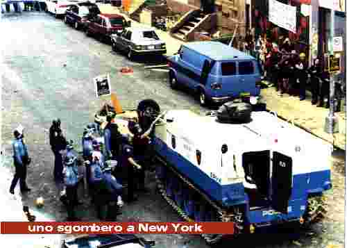 sgombero a NY