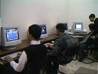 hostello di Deheishe sala computer